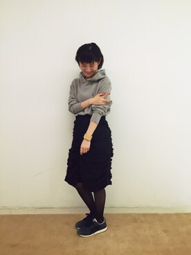 「tricot COMME des GARCONS（トリココムデギャルソン）のアイテム」を使った、haco-on-acoさん（レディース・164cm）の秋コーディネート