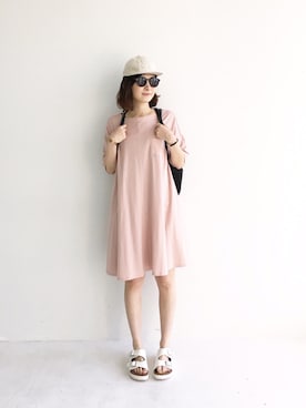 「haco!（ハコ）のアイテム」を使った、haco-on-acoさん（レディース・165cm）の春コーディネート