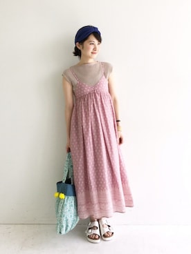 「haco!（ハコ）のアイテム（ニット/セーター）」を使った、haco-on-acoさん（レディース・165cm）の春コーディネート