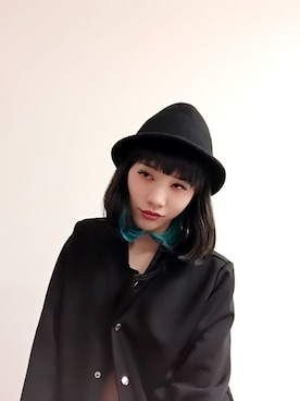 「NET（ネット）のアイテム（帽子）」を使った、（Zoe）卓琳さん（キッズ・162cm）の春コーディネート