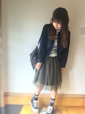 ゆかさん（レディース・164cm）の秋コーディネート
