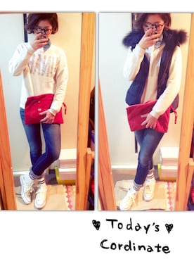 「Lee（リー）のアイテム（シャツ/ブラウス）」を使った、RICAさん（レディース・163cm）の秋コーディネート