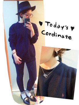 RICAさん（レディース・163cm）の冬コーディネート