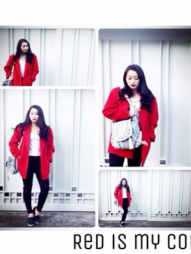 「GROWZE（グローゼ）のアイテム」を使った、mxxyuko_23さん（レディース・152cm）の冬コーディネート