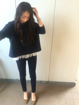 MITSUMIさん（レディース・160cm）の春コーディネート