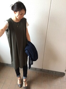 MITSUMIさん（レディース・160cm）の春コーディネート