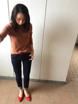 MITSUMIさん（レディース・160cm）の秋コーディネート