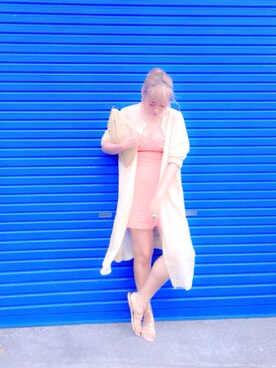 「LILICIOUS」｜「アイテム（つなぎ/オールインワン）」を使った、濱内奈々子 さん（レディース・165cm）の夏コーディネート