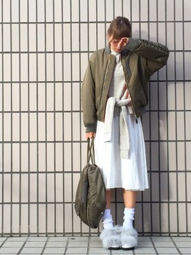 濱内奈々子 さん（レディース・164cm）の秋コーディネート