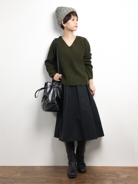 yukiさん(レディース・152cm)の冬コーディネート