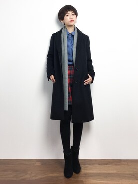 yukiさん(レディース・152cm)の冬コーディネート