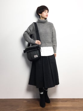 yukiさん（レディース・152cm）の冬コーディネート