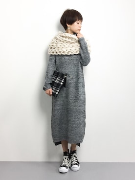 「Capelli（カペリ）のアイテム」を使った、yukiさん（レディース・152cm）の冬コーディネート