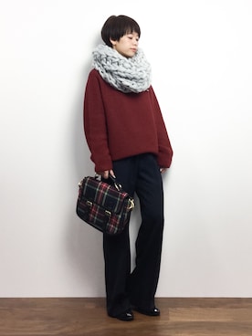 「Capelli（カペリ）のアイテム」を使った、yukiさん（レディース・152cm）の冬コーディネート