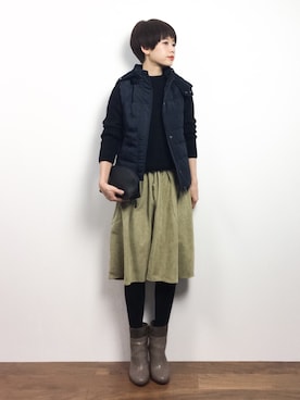 yukiさん（レディース・152cm）の冬コーディネート
