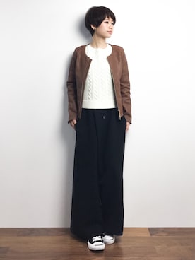 yukiさん（レディース・152cm）の冬コーディネート