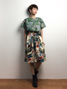 「SINDEE（シンディー）のアイテム」を使った、yukiさん（レディース・152cm）の冬コーディネート