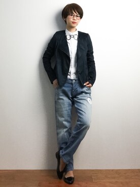 「TAILOR TOYO」｜yukiさん（レディース・152cm）の春コーディネート