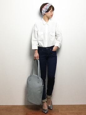 「PEACH JOHN（ピーチジョン）のアイテム」を使った、yukiさん（レディース・152cm）の春コーディネート