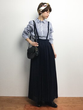 「OLIVE des OLIVE（オリーブデオリーブ）のアイテム（財布/小物）」を使った、yukiさん（レディース・152cm）の春コーディネート