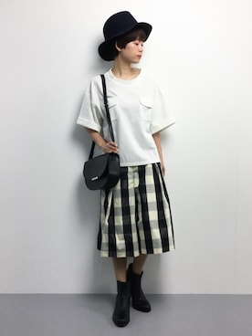 「d'un a dix（アナディス）のアイテム」を使った、yukiさん（レディース・152cm）の春コーディネート