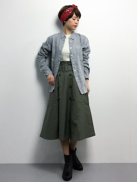 ■佐田真由美さん着用■otonaMUSE×BARNYARDSTORM/バンヤードストーム■フーディコート/ライトフードポンチョコート■ベージュ/F