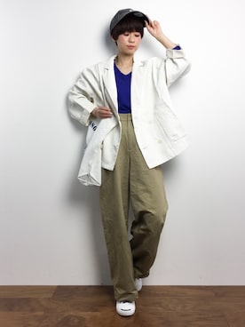 「COLLARS（カラーズ）のアイテム（バッグ）」を使った、yukiさん（レディース・152cm）の春コーディネート