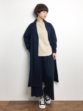 「春コート」｜yukiさん（レディース・152cm）の春コーディネート