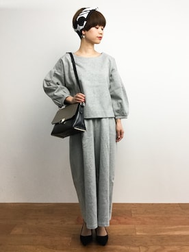 「A part by（アパートバイ）のアイテム（オールインワン・サロペット）」を使った、yukiさん（レディース・152cm）の春コーディネート