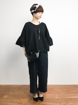 「クロップドパンツ」｜yukiさん（レディース・152cm）の春コーディネート