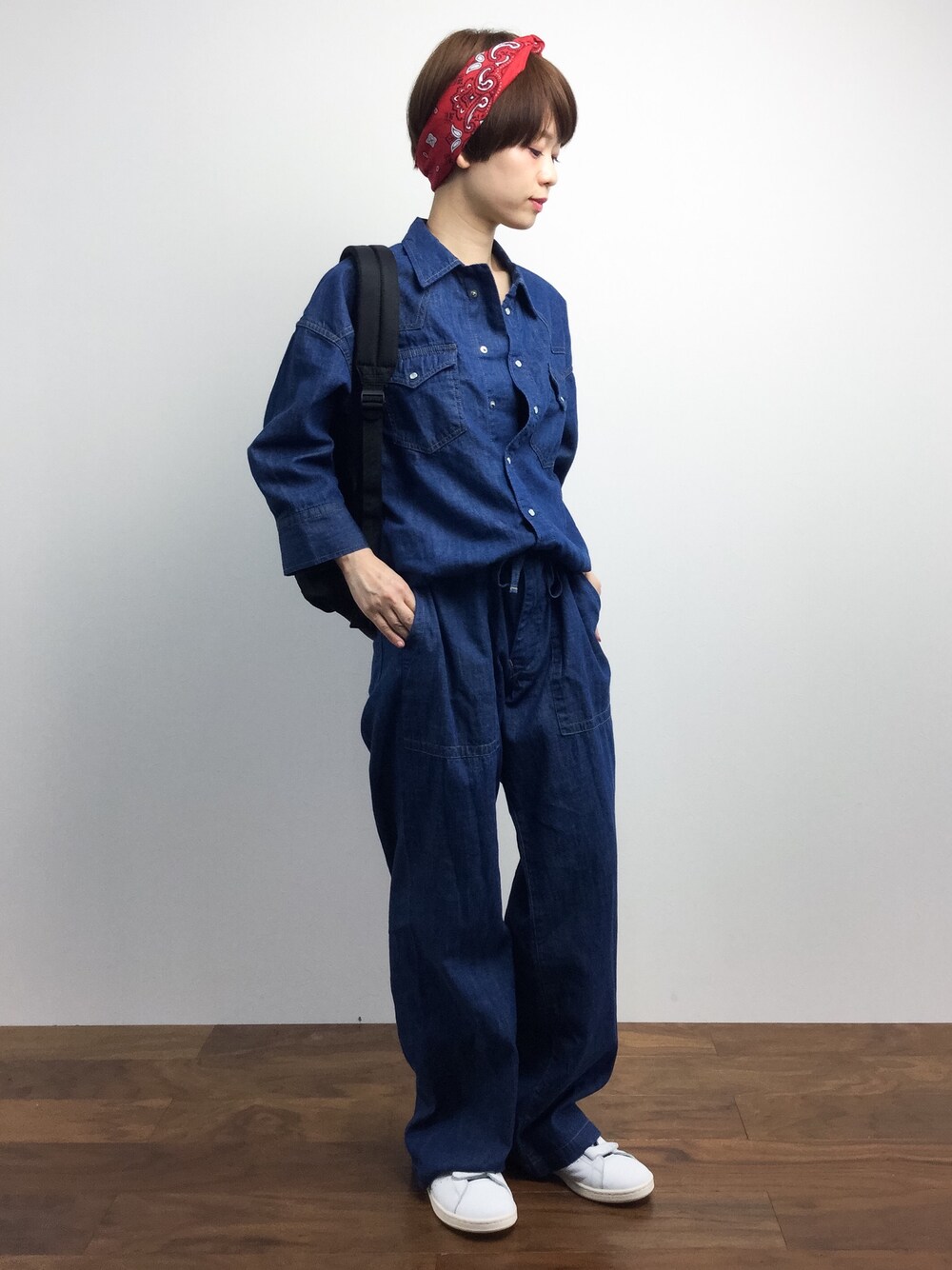 美品 / ユナイテッドアローズ別注アメリカーナ ストライプジャンプスーツ 美品 / ユナイテッドアローズ別注アメリカーナ ストライプ