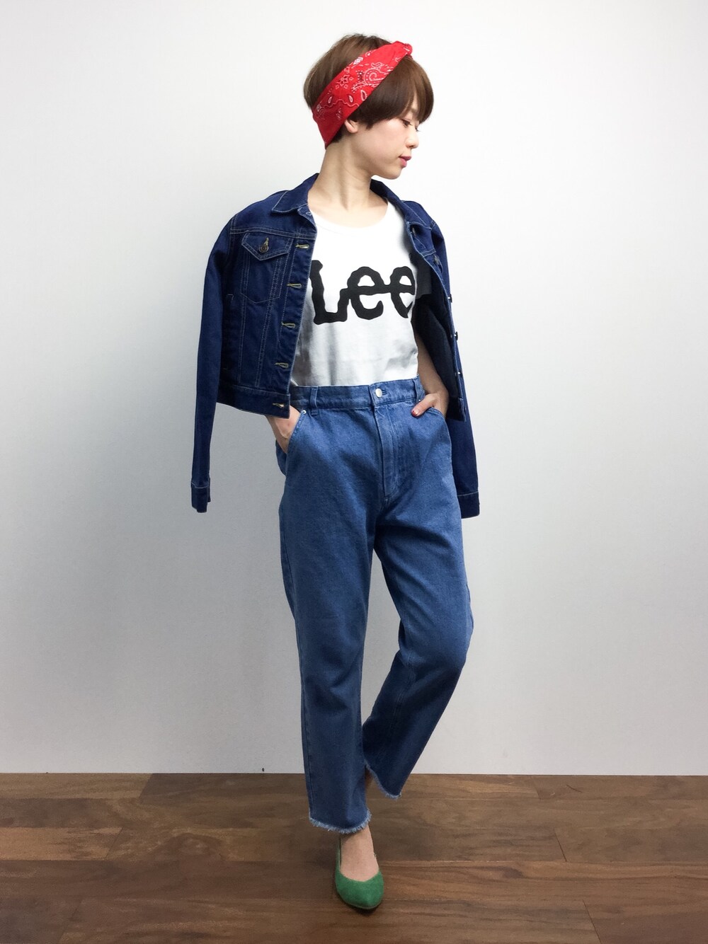 yukiさんの「【LEE】ロゴTシャツ（Lee）」を使ったコーディネート