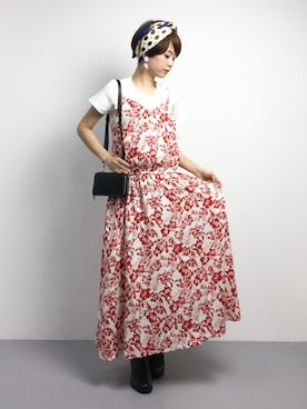 「キャミソールワンピ」｜yukiさん（レディース・152cm）の春コーディネート