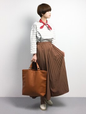 「FRANCESCA（フランチェスカ）のアイテム」を使った、yukiさん（レディース・152cm）の春コーディネート