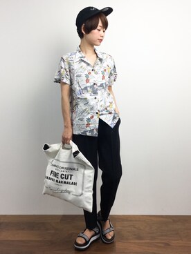 「common.（コモン）のアイテム」を使った、yukiさん（レディース・152cm）の春コーディネート