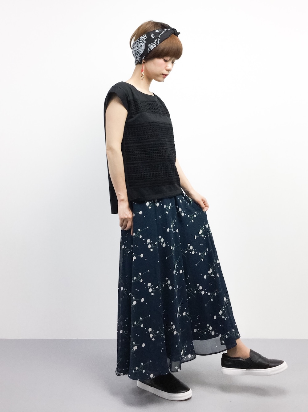 Ameri（アメリ）の「MARGUERITE FLARE SKIRT（スカート）」 - WEAR
