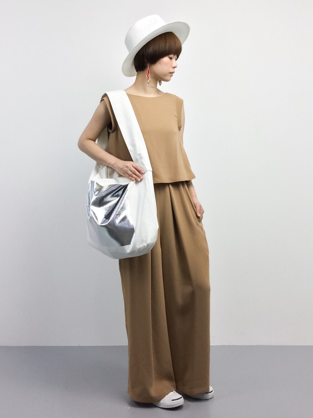 SLOBE IENA（スローブイエナ）の「ノースリーブタックワイド 
