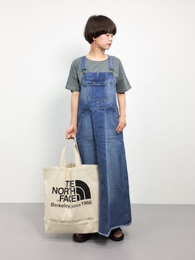 「teva」｜「アイテム（ジャンパースカート）」を使った、yukiさん（レディース・152cm）の夏コーディネート