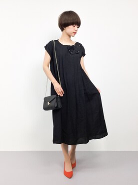 「Aラインワンピース」｜yukiさん（レディース・152cm）の夏コーディネート