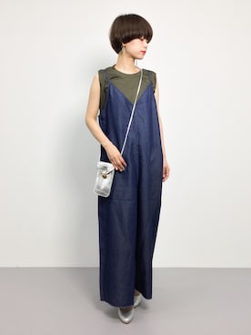 「Burner（バーナー）のアイテム」を使った、yukiさん（レディース・152cm）の夏コーディネート