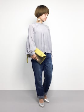 「THIS TABLE BY BEAU'RE SECOND（ヴュレセカンド）のアイテム」を使った、yukiさん（レディース・152cm）の夏コーディネート