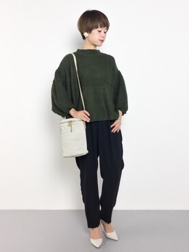 「ROROL（ロロル）のアイテム」を使った、yukiさん（レディース・152cm）の秋コーディネート