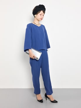 「BEAUTY&YOUTH UNITED ARROWS（ビューティーアンドユースユナイテッドアローズ）のアイテム（つなぎ/オールインワン）」を使った、yukiさん（レディース・152cm）の秋コーディネート