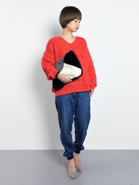 「Settimissimo（セッティミッシモ）のアイテム（バッグ）」を使った、yukiさん（レディース・152cm）の秋コーディネート