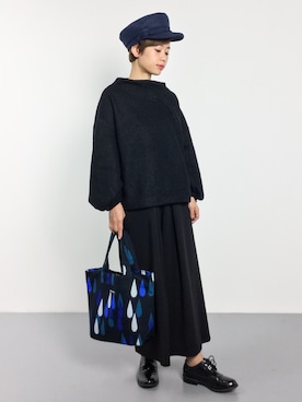 「URBAN RESEARCH Sonny Label（アーバンリサーチサニーレーベル）のアイテム（キャスケット）」を使った、yukiさん（レディース・152cm）の秋コーディネート