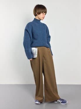 「シルバーバッグ」｜yukiさん（レディース・152cm）の秋コーディネート