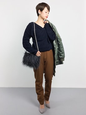 yukiさん(レディース・152cm)の冬コーディネート