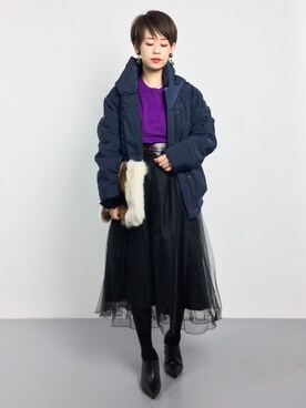 yukiさん（レディース・152cm）の冬コーディネート