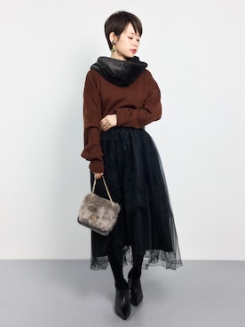 yukiさん(レディース・152cm)の冬コーディネート