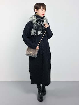 yukiさん（レディース・152cm）の冬コーディネート